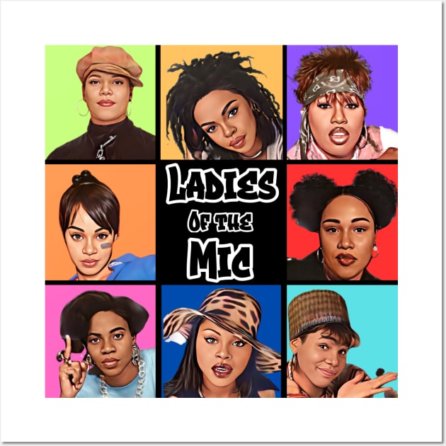 Ladies Of The Mic Wall Art by M.I.M.P.